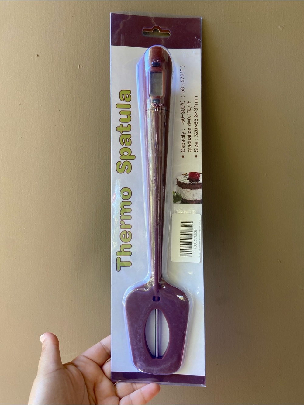 Candy Thermometer Spatula,Digital Cooking Thermometer with Pot Clip – Silicone